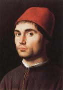 Antonello da Messina Prtrait of a Man oil on canvas